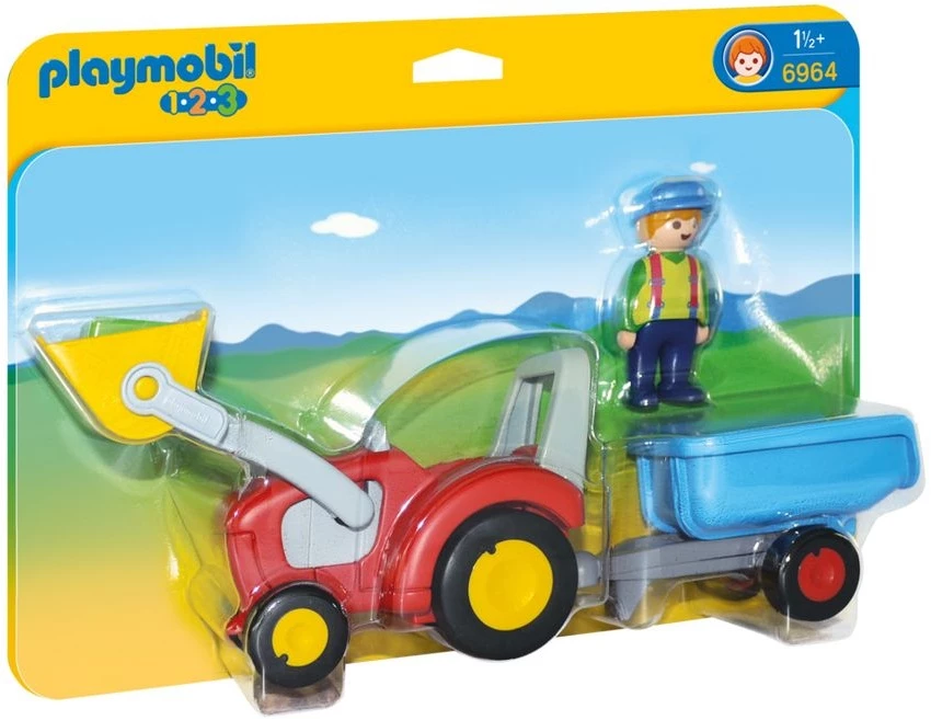 Playmobil 6964 1.2.3 Tractor With Trailer 3 Playmobil 6964 1.2.3 Tractor With Trailer