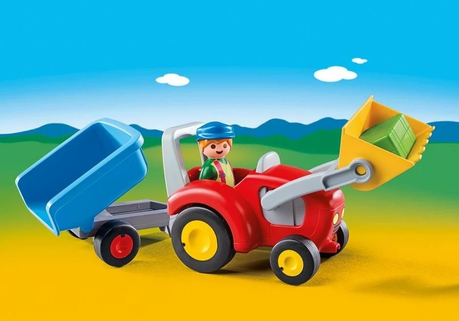 Playmobil 6964 1.2.3 Tractor With Trailer 4 Playmobil 6964 1.2.3 Tractor With Trailer - Image 2