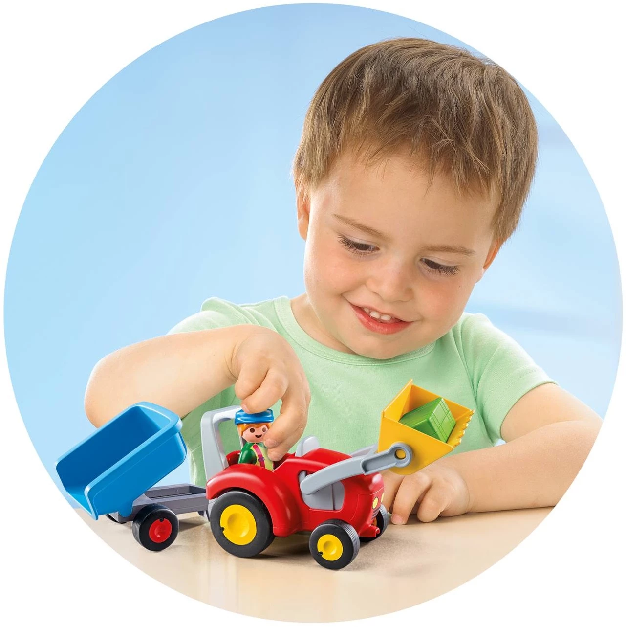 Playmobil 6964 1.2.3 Tractor With Trailer 5 Playmobil 6964 1.2.3 Tractor With Trailer - Image 3