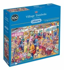 Gibsons Village Tombola Jigsaw Puzzle (1000 Pieces)
