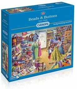 Gibsons BeadsButtons Jigsaw Puzzle (1000 Pieces)