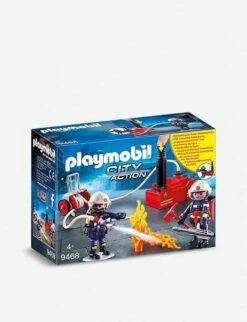 Playmobil 9468 City Action Firefighters With Water Pump