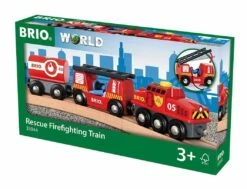 Brio Rescue Fire Fighting Train 33844