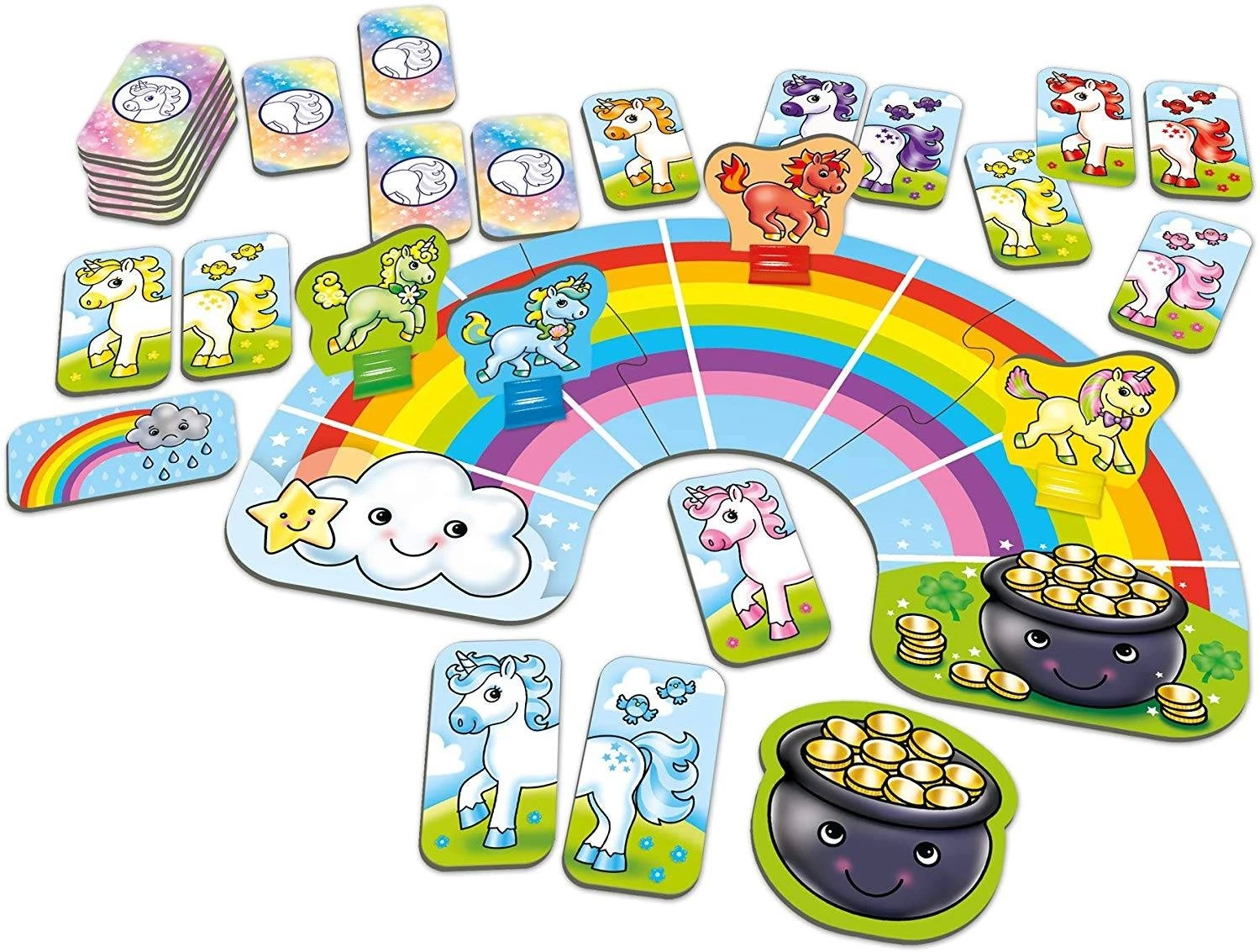 Orchard Toys Rainbow Unicorns Game 4 Orchard Toys Rainbow Unicorns Game - Image 2
