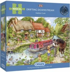 Gibsons Drifting Downstream Jigsaw Puzzle (100 XL Pieces)