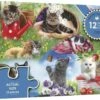 Gibsons Cats Jigsaw Puzzle (12 Pieces) 1 Gibsons Cats Jigsaw Puzzle (12 Pieces) -Gibsons Sales Store 36005 14593
