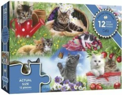 Gibsons Cats Jigsaw Puzzle (12 Pieces)