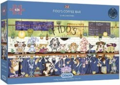 Gibsons Fido's Coffee Bar Jigsaw Puzzle (636 Pieces)