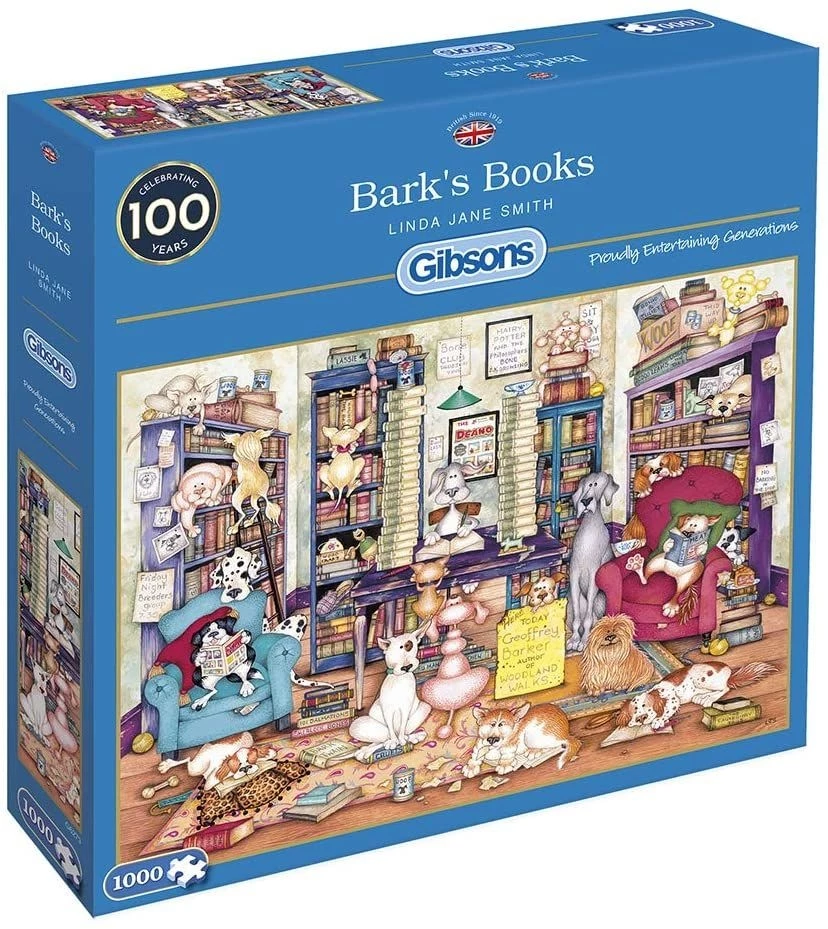 Gibsons Bark's Books Jigsaw Puzzle (1000 Pieces) 3 Gibsons Bark's Books Jigsaw Puzzle (1000 Pieces)