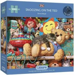 Gibsons Snoozing On The Ted 1000pc Puzzle
