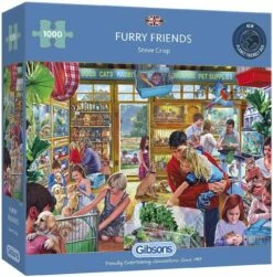 Gibsons Furry Friends Jigsaw Puzzle (1000 Pieces)