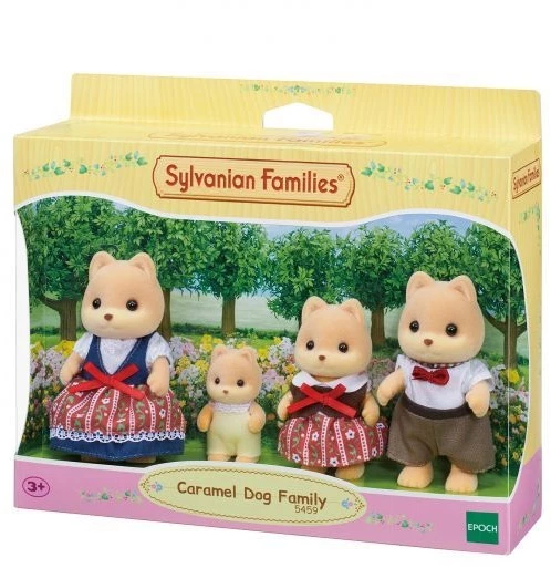 Sylvanian Families Caramel Dog Family 3 Sylvanian Families Caramel Dog Family