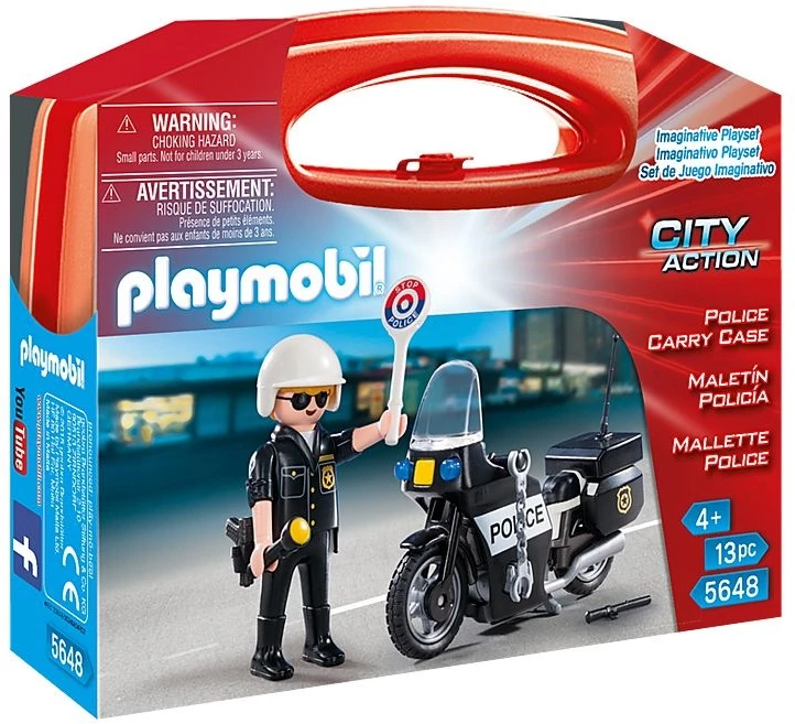 Playmobil City Action 5648 Collectable Small Police Carry Case 3 Playmobil City Action 5648 Collectable Small Police Carry Case