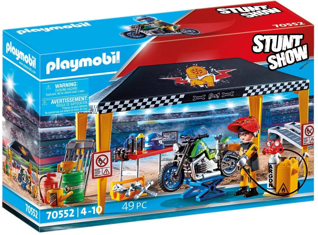 Playmobil Stunt Show Service Tent 3 Playmobil Stunt Show Service Tent