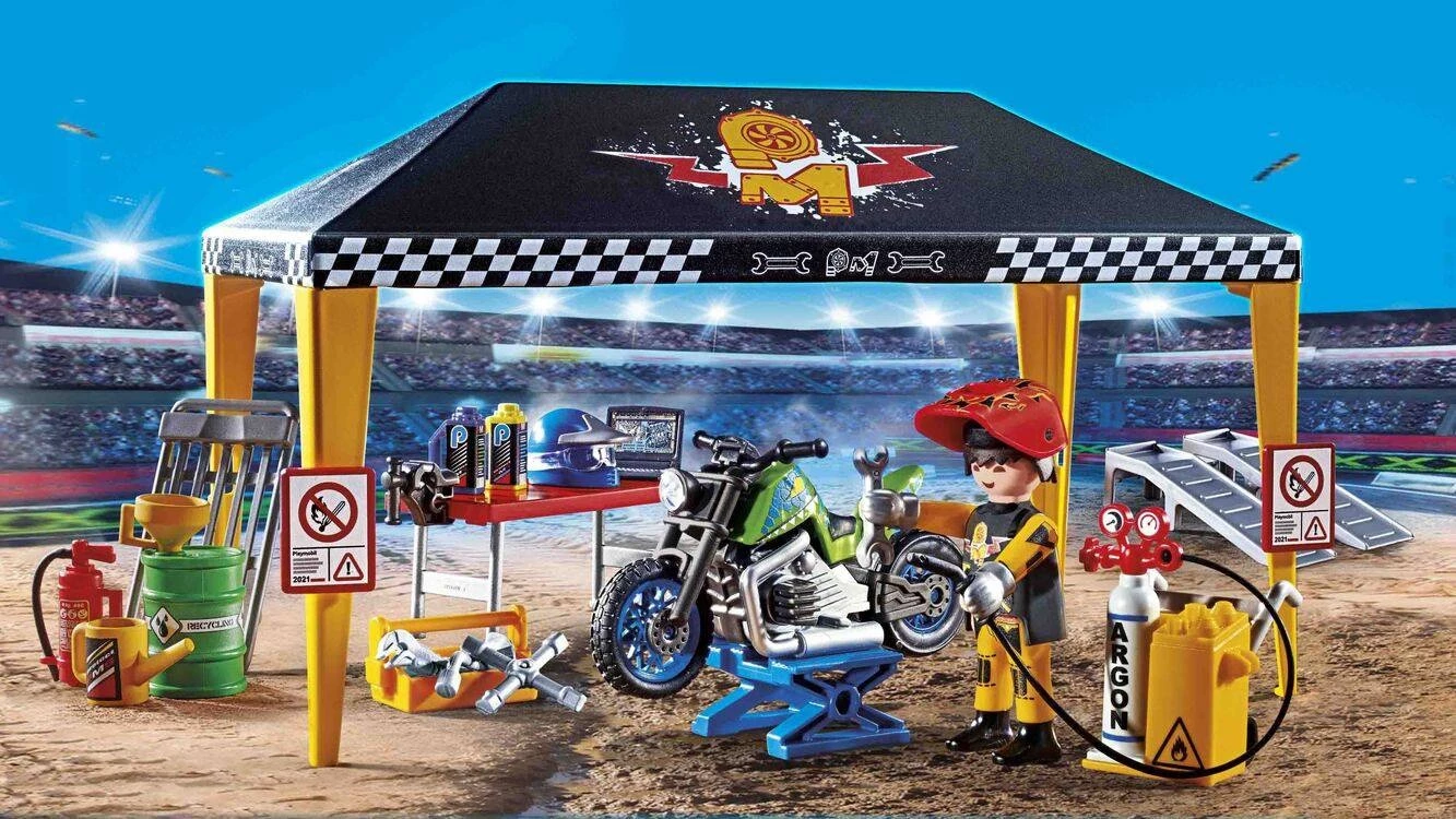Playmobil Stunt Show Service Tent 4 Playmobil Stunt Show Service Tent - Image 2