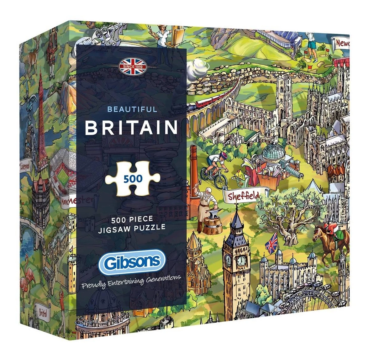 Gibsons Beautiful Britain 500pc Puzzle 3 Gibsons Beautiful Britain 500pc Puzzle
