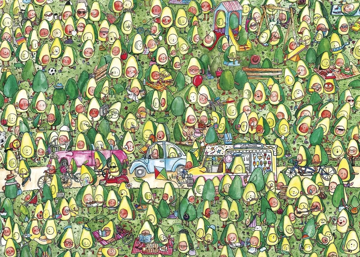 Gibsons Avocado Park 250pc XL Puzzle 4 Gibsons Avocado Park 250pc XL Puzzle - Image 2