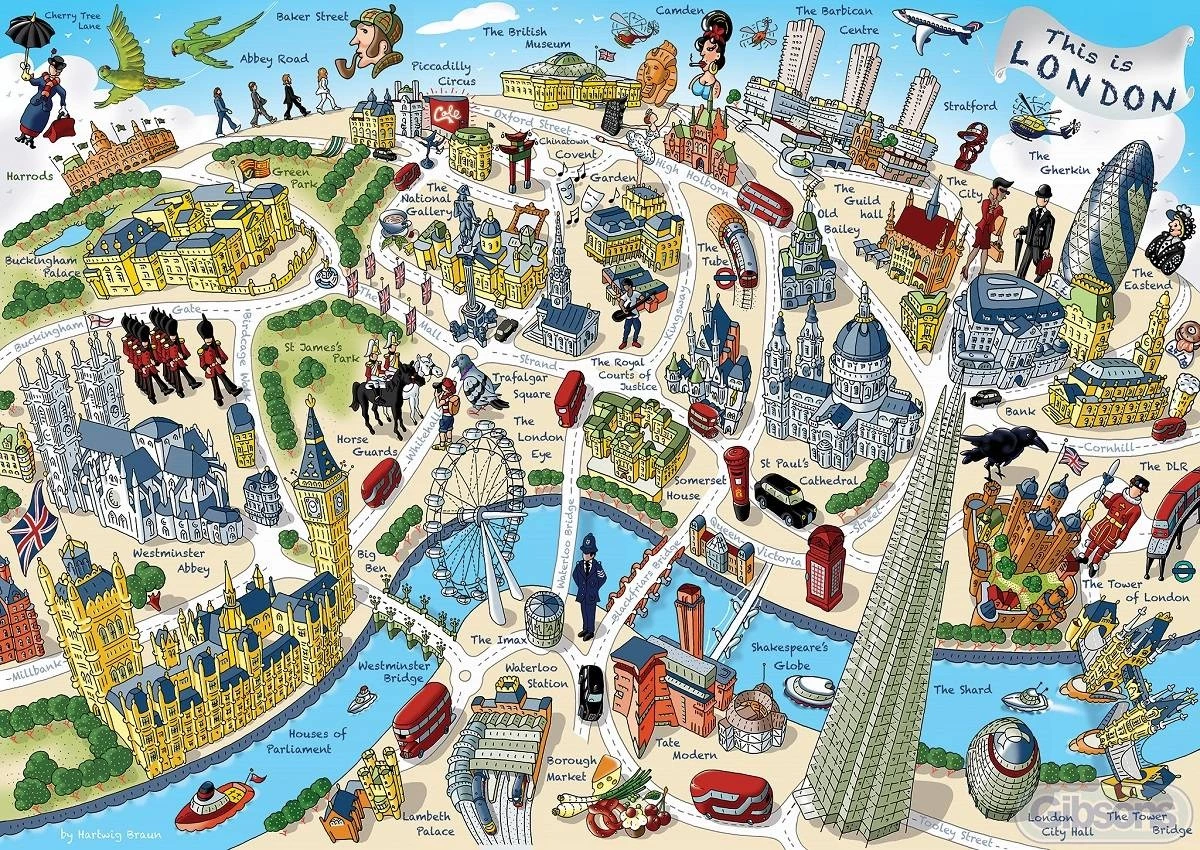 Gibsons This Is London 500pc Puzzle 4 Gibsons This Is London 500pc Puzzle - Image 2