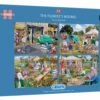 Gibsons The Florist's Round 4X500pc Puzzle 2 Gibsons The Florist's Round 4X500pc Puzzle -Gibsons Sales Store 40464 10968