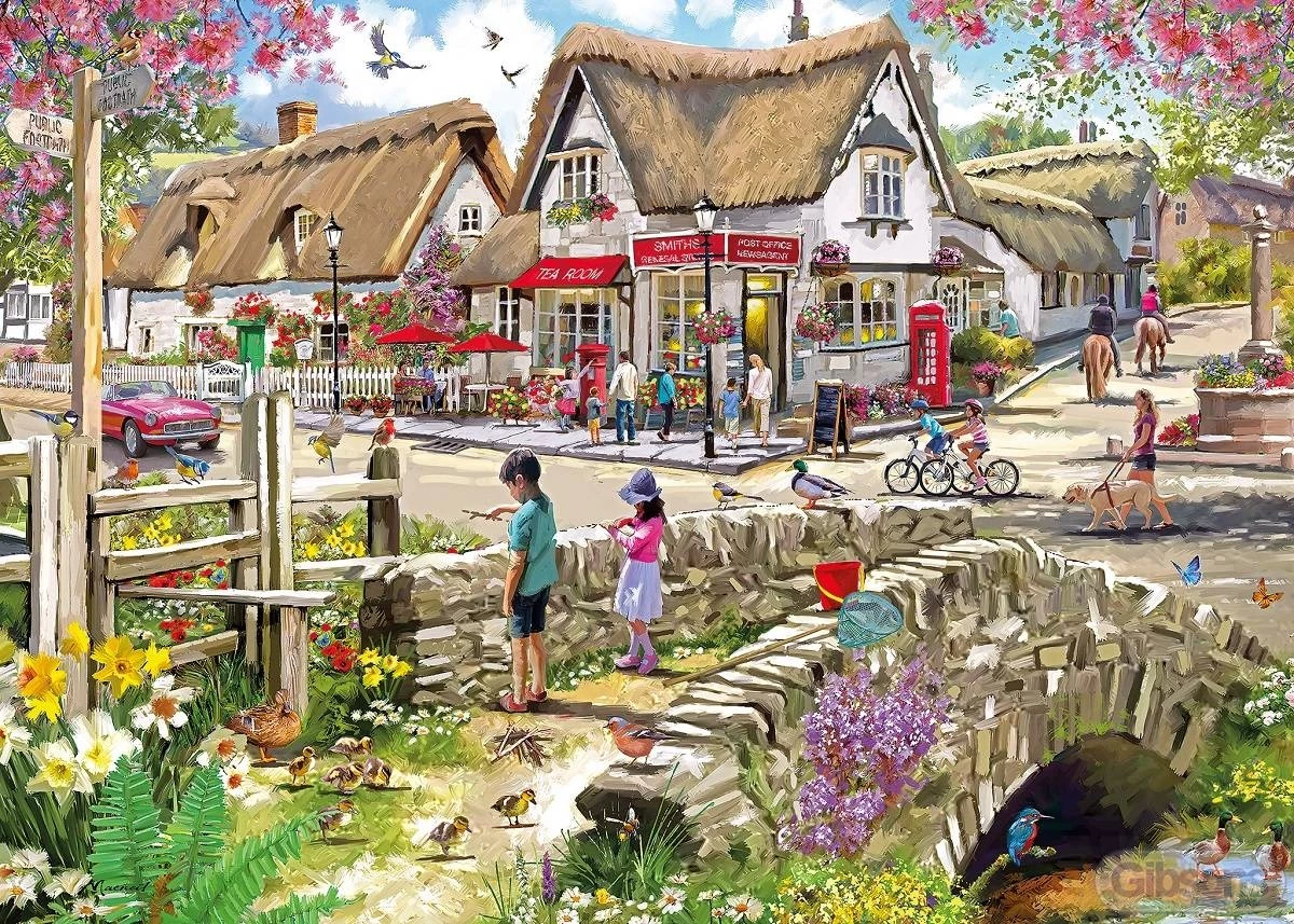 Gibsons DaffodilsDucklings 1000pc Puzzle 4 Gibsons DaffodilsDucklings 1000pc Puzzle - Image 2