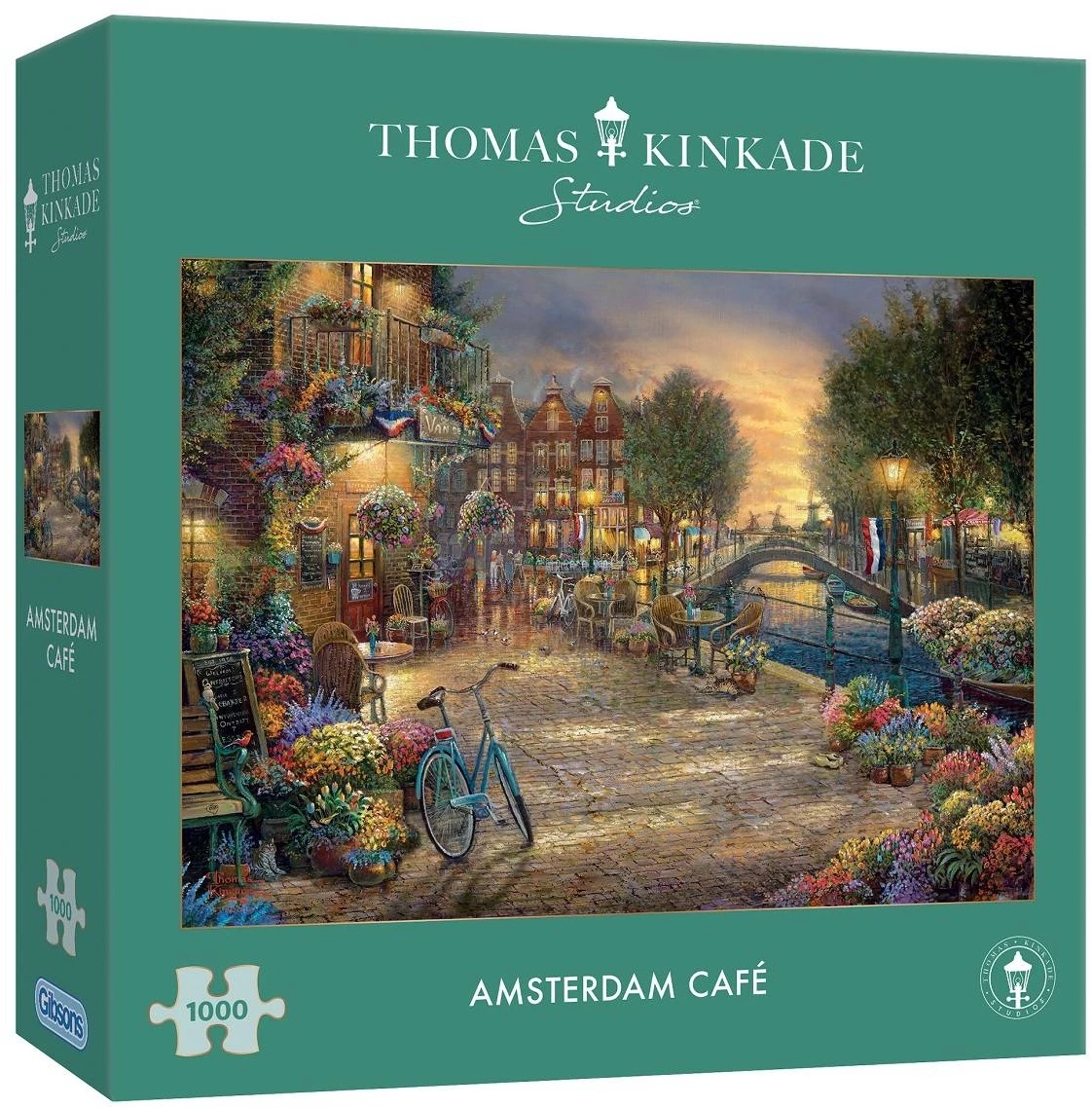 Gibsons Amsterdam Caf? 1000pc Puzzle 3 Gibsons Amsterdam Caf? 1000pc Puzzle