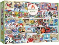 Gibsons Space HoppersScooters 1000pc Puzzle