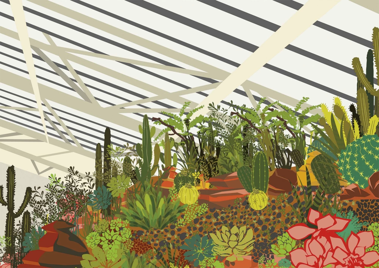 Gibsons Brutalist Conservatory 500pc Puzzle 4 Gibsons Brutalist Conservatory 500pc Puzzle - Image 2