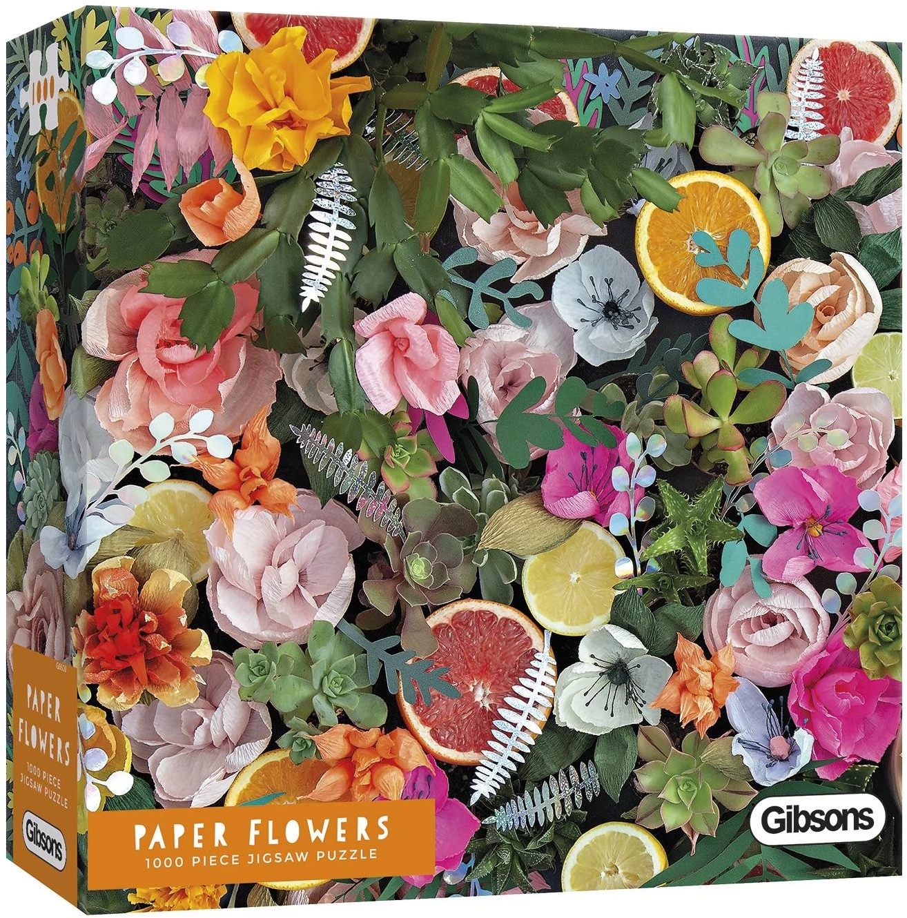 Gibsons Paper Flowers 1000pc Puzzle 3 Gibsons Paper Flowers 1000pc Puzzle