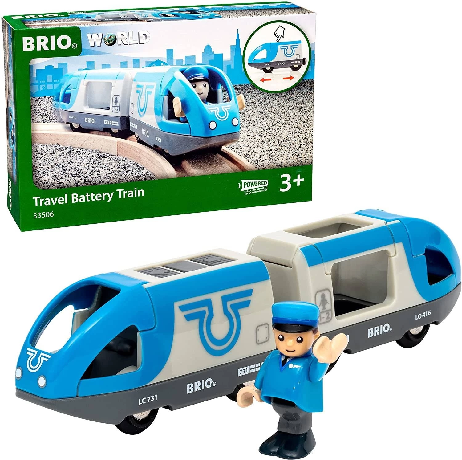 Brio World - 33506 Travel Battery Train 3 Brio World - 33506 Travel Battery Train