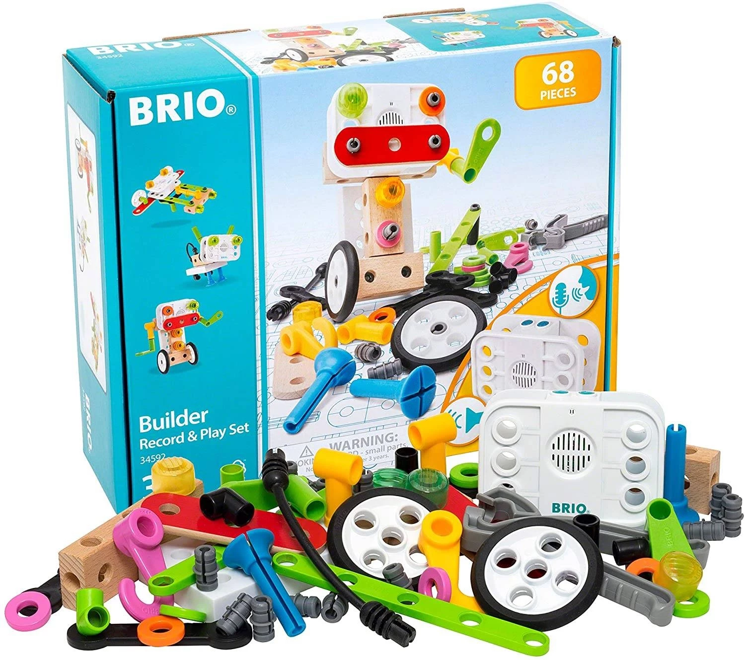Brio Builder 34592 Record & Play Construction Set 3 Brio Builder 34592 Record & Play Construction Set