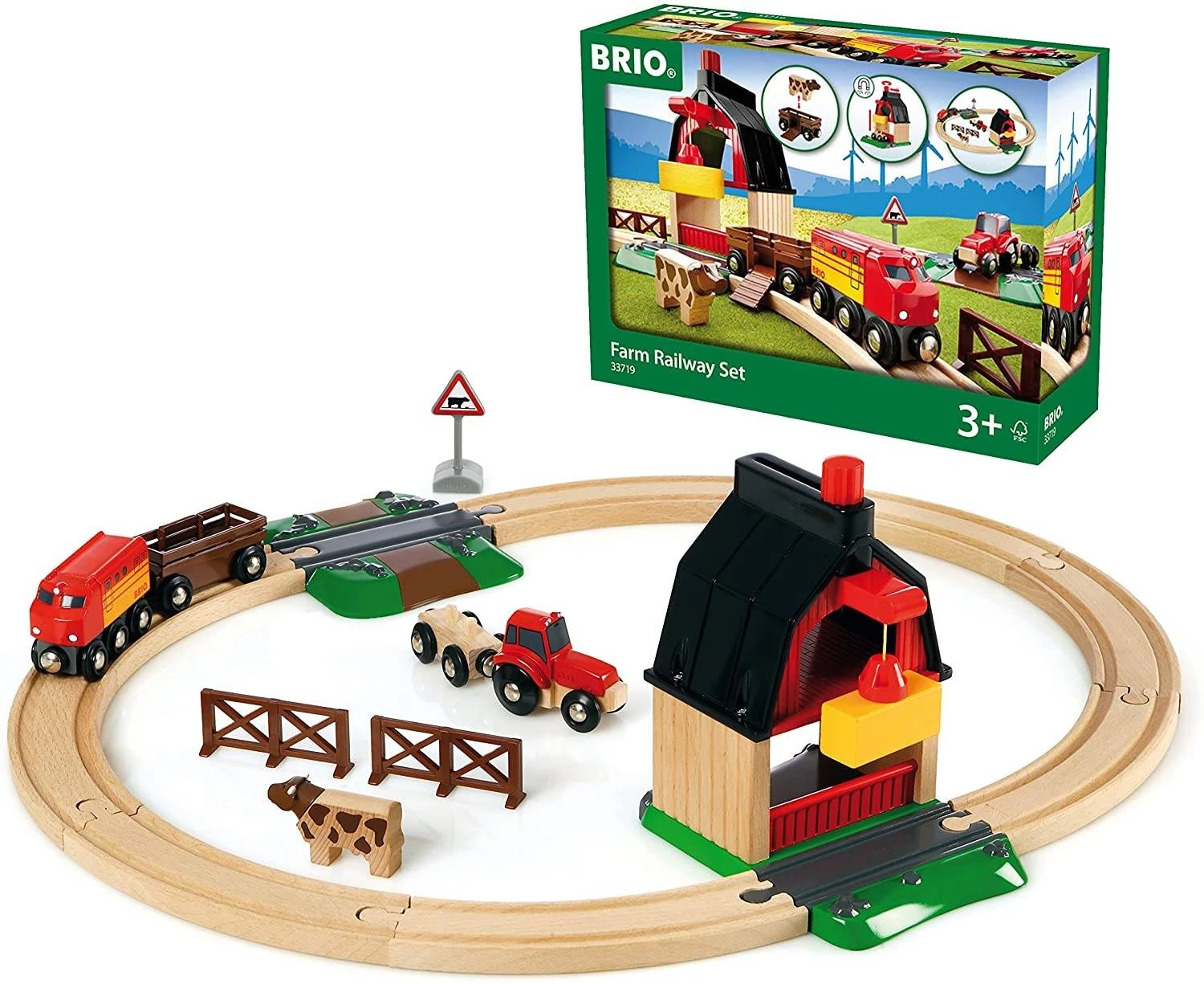 Brio World - 33719 Farm Railway Set 3 Brio World - 33719 Farm Railway Set