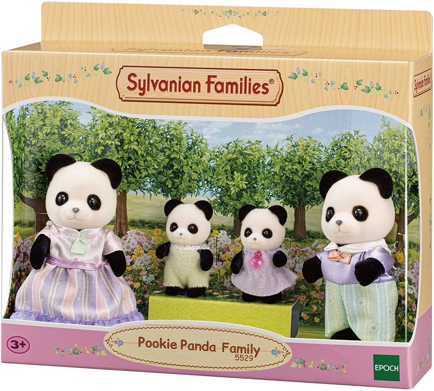 Sylvanian Families Pookie Panda Family 3 Sylvanian Families Pookie Panda Family