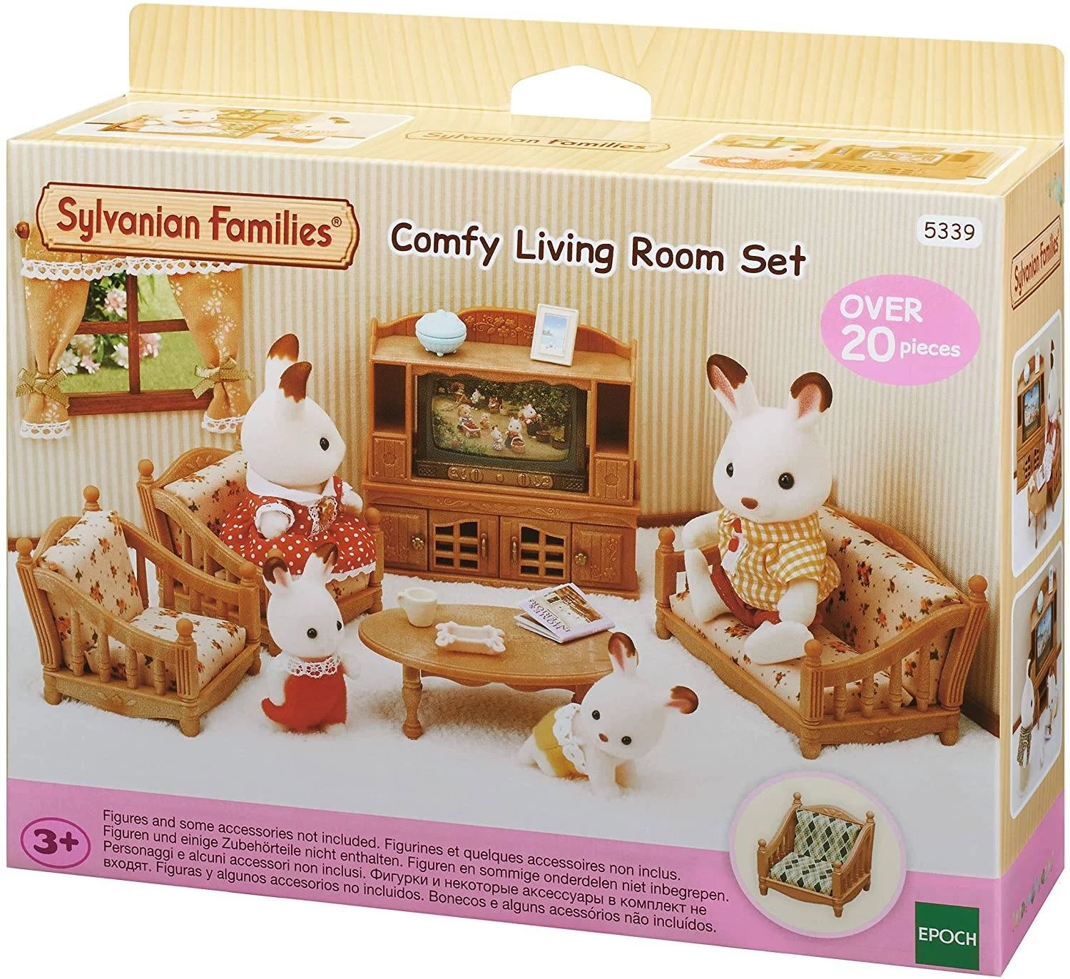 Sylvanian Families Comfy Living Room Furniture Set 3 Sylvanian Families Comfy Living Room Furniture Set