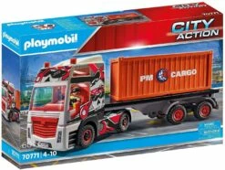 Playmobil City Action 70771 Truck With Cargo Container