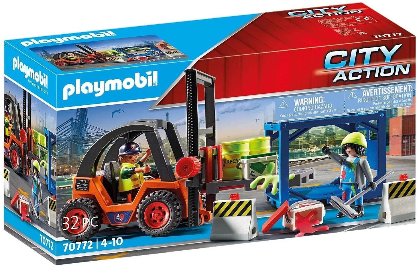 Playmobil City Action 70772 Forklift With Freight 3 Playmobil City Action 70772 Forklift With Freight