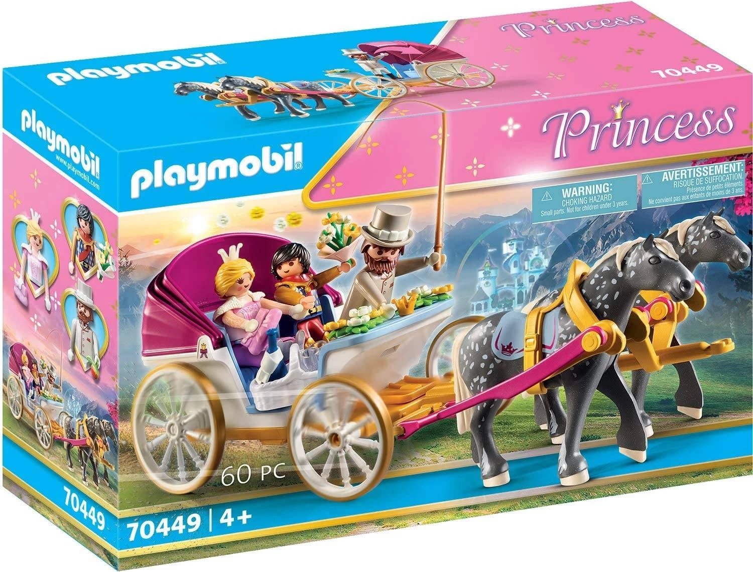 Playmobil 70449 Princess Horse-Drawn Carriage 3 Playmobil 70449 Princess Horse-Drawn Carriage