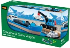 BRIO Freight Ship And Crane 33534