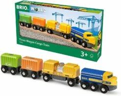 Brio World - 33982 Three Wagon Cargo Train