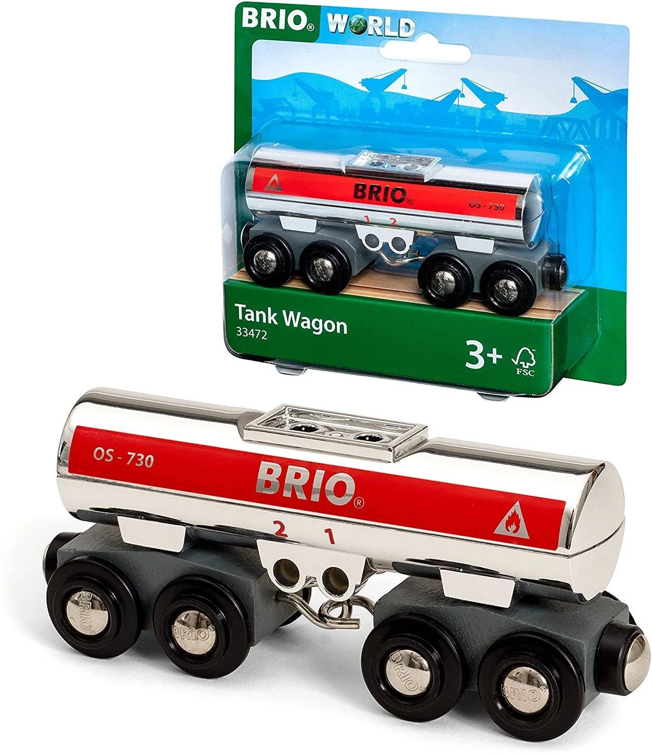 Brio World - 33472 Tanker Wagon 3 Brio World - 33472 Tanker Wagon