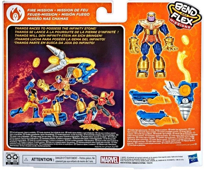 Hasbro Avengers Bend And Flex Thanos Fire Mission 5 Hasbro Avengers Bend And Flex Thanos Fire Mission - Image 3