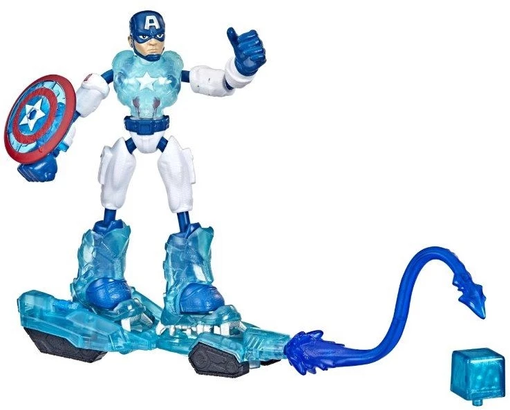 Hasbro Avengers Bend And Flex Cap Ice Mission 4 Hasbro Avengers Bend And Flex Cap Ice Mission - Image 2
