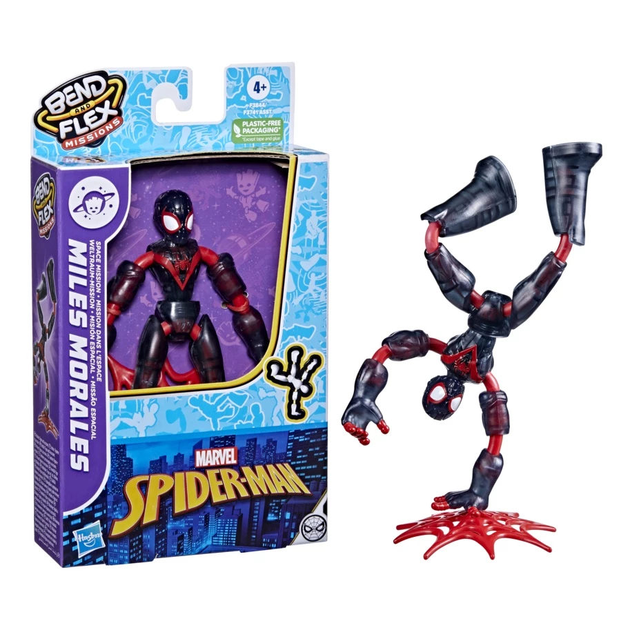 Hasbro Avengers Spiderman Bend And Flex Assorted 3 Hasbro Avengers Spiderman Bend And Flex Assorted