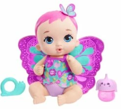MATTEL My Garden Baby Feed & Change Baby Butterfly Doll