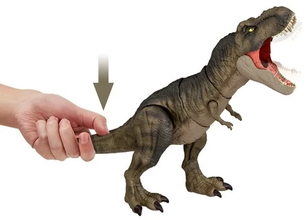 MATTEL Jurassic World Thrash 'N Devour Tyrannosaurus Rex Figure 5 MATTEL Jurassic World Thrash 'N Devour Tyrannosaurus Rex Figure - Image 3