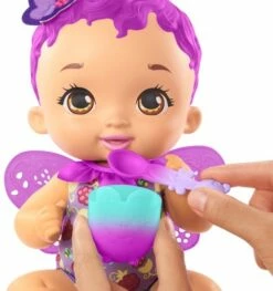 MATTEL My Garden Baby Berry Hungry Baby Butterfly Doll (Raspberry-Scented)