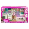 MATTEL Barbie Fast Cast Clinic Playset With Brunette Barbie Doctor Doll 2 MATTEL Barbie Fast Cast Clinic Playset With Brunette Barbie Doctor Doll -Gibsons Sales Store 48298 38340