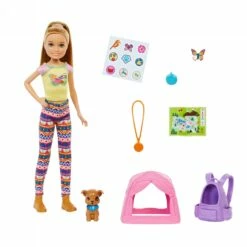 MATTEL Barbie Camping Stacie & Pet
