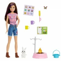 MATTEL Barbie Camping Skipper & Pet