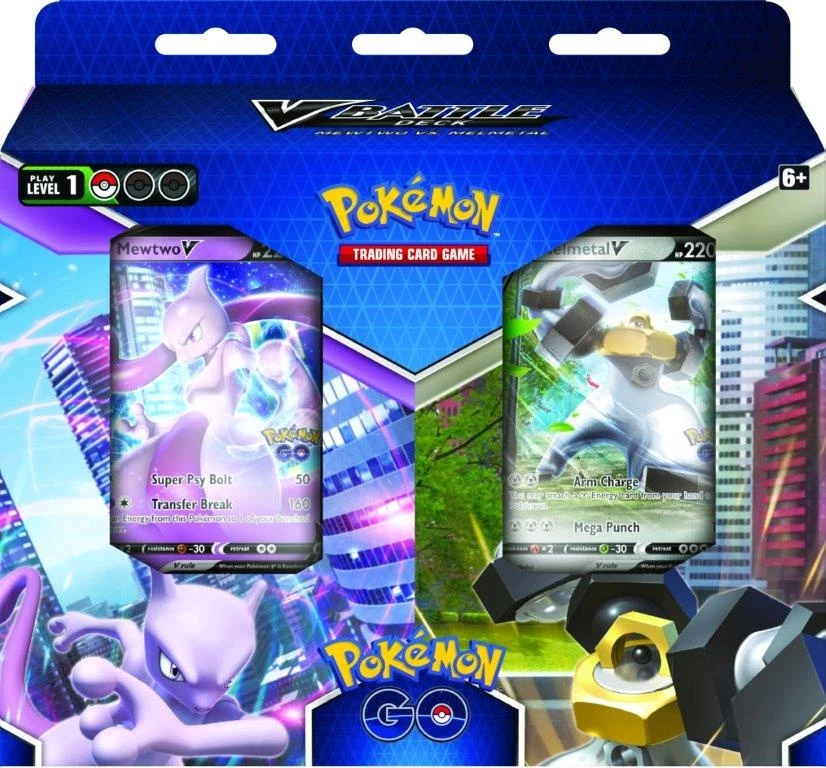 Pokemon TCG: Pokemon Go V Battle Deck Bundle Mewtwo Vs Melmetal 4 Pokemon TCG: Pokemon Go V Battle Deck Bundle Mewtwo Vs Melmetal - Image 2