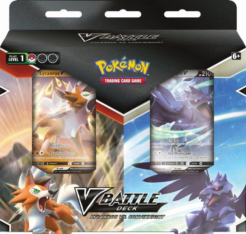 Pokemon TCG: Lycanroc V Vs Corviknight V Battle Deck Bundle 4 Pokemon TCG: Lycanroc V Vs Corviknight V Battle Deck Bundle - Image 2